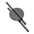 thumbnail image 1 of Poignée d'Armoire Demi-Rond en Alliage de Zinc Anti-ge pour Meubles p20241126615, 1 of 5