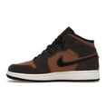 thumbnail image 2 of Jordan Kid's 1 Mid SE Dark Chocolate Shoes, from StockX, 2 of 5