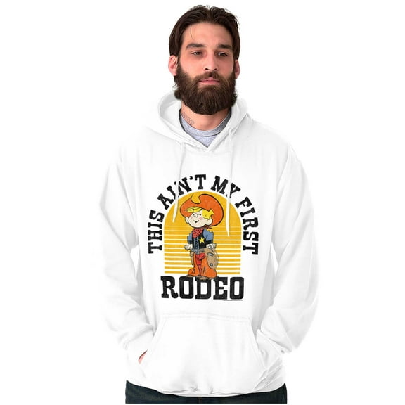 Vintage Comic Aint My First Rodeo Hoodie Sweatshirt Women Men Brisco Brands M