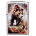 thumbnail image 2 of Encendedor de Bolsillo Zippo Mazzi Oso Grizzly Street Chrome, 2 of 6