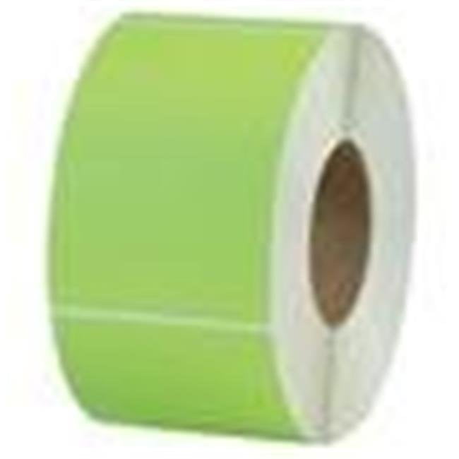 Box Partners 4 in. x 6 in. Green Thermal Transfer Labels Green 4 in
