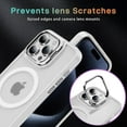 thumbnail image 2 of Skin Feel Compatible with iPhone 15 Pro Max Case Build in Kickstand, Compatible with MagSafe, Matte Translucent Slim Protective Anti-Fingerprint Cover (Clear,IP 15 Pro Max), 2 of 18
