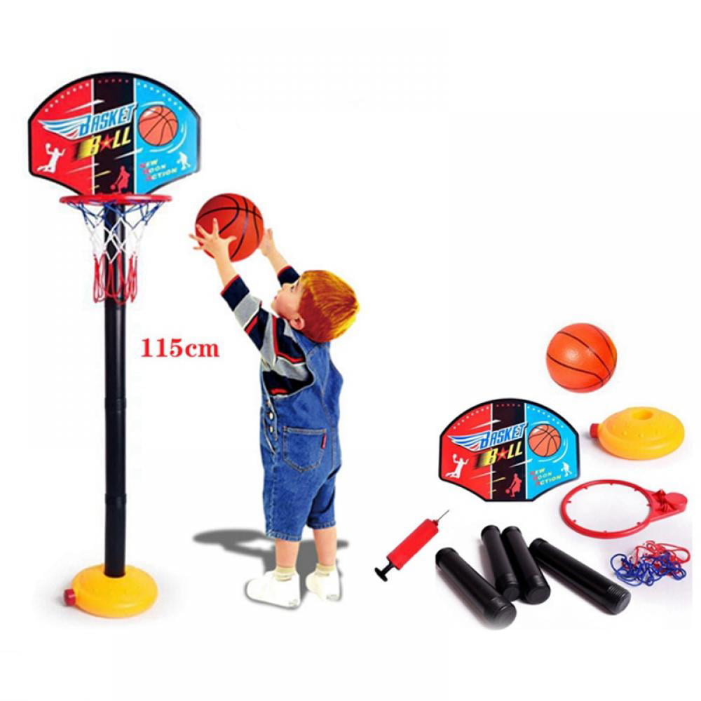 Details about   Kids Basketball Hoop Stand Set Adjustable Height Portable Stand Basketball Set 