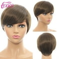 thumbnail image 6 of Short Gray  Wavy Synthetic Wig With Side Swept Bangs, (and Other Styles) For Women & Girls, 6 of 24