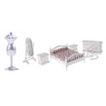 thumbnail image 1 of 1/12 Casa de Muebles en Miniatura de Noche Espejo Silla, 1 of 9