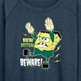 thumbnail image 3 of SpongeBob SquarePants - Bikini Bottom Beware - Women's Lightweight French Terry Long Sleeve Shirt, 3 of 6