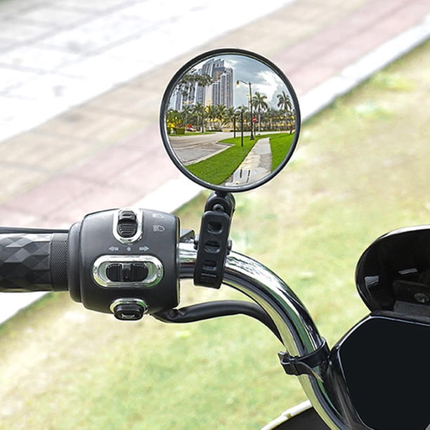 Rétroviseur Vélo Anti-vibration – Angle Réglable 360°, Verre Anti-éblouissement, Compatible Guidon 16-21 Mm – Pour VTT, électrique, Trottinette