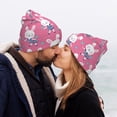 thumbnail image 5 of Pofeuu Rabbit Holding Flowers Print Beanie Hat for Men Women Knit Winter Hat Warm Cuffed Skull Beanie Slouchy Soft Unisex, 5 of 6