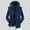 Navy, variant on Hvyesh Fall Deals Men's Lightweight Waterproof Hooded Rain Jacket Outdoor Windbreaker Fleece Lined Raincoat Hooded Softshell Jacket Full Zip Wool Warm Thick Coats for Hiking Travel