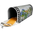 thumbnail image 6 of Daisies Mailbox Covers Wraps Flowers Mailbox Covers Magnetic Standard Size 25.5X21 Inch Black White Buffalo Check Plaid Letter Box Covers Decoration for Outside, 6 of 6