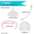 thumbnail image 2 of Straw Transition Cup Kit for Comotomo Baby Bottles | Conversion Kit Fits 5 Ounce and 8, 2 of 5