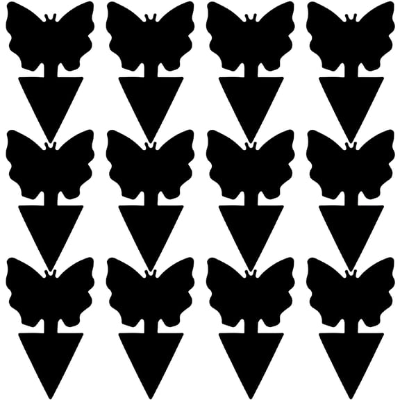 LAMIRO 12pc Fly Catcher Flower Pot Fungus Gnat Trap,Strong-Adhesive & Waterproof Glue Trap Fruit Fly Fly Catcher for Indoor Plants Pest Control,Safe Non-Toxic Thickening Glue Trap