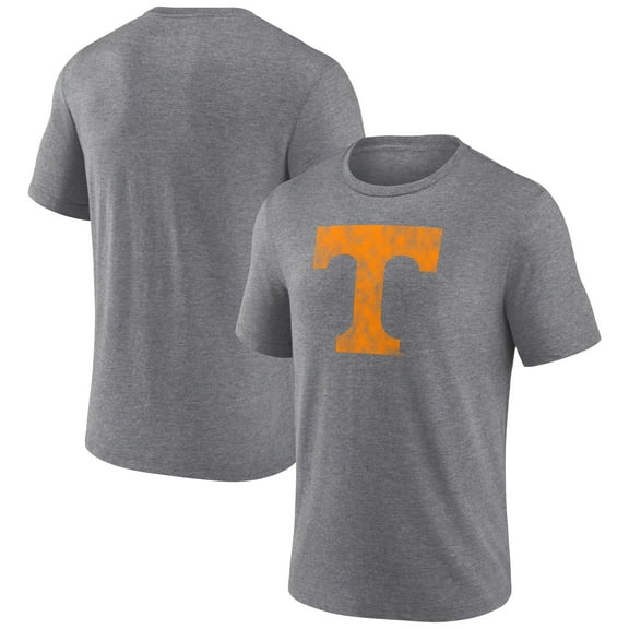 Men's Heather Gray Tennessee Volunteers Classic Primary Tri-Blend T-Shirt
