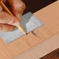thumbnail image 4 of WUSUOWEI Stainless Steel Pocket Ruler,Woodworking Measuring Tool,Square Edged,Marking Guidence for Drawing,Kitchen,Craft,Technical Use,1PC, 4 of 9