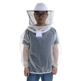 thumbnail image 5 of Frogued Hat Mesh Veil Smock Beekeeper Beekeeping Anti-Bee Half Body Protective Clothes (one type), 5 of 8