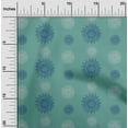 thumbnail image 1 of oneOone Polyester Lycra Fabric Spiral & Floral Block Decor Fabric Printed BTY 56 Inch Wide, 1 of 4