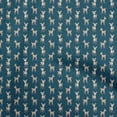 thumbnail image 1 of oneOone Polyester Spandex Teal Blue Fabric Animal Quilting Supplies Print Sewing Fabric By The Yard 56 Inch Wide, 1 of 5