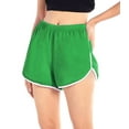 thumbnail image 2 of Teen Girls High Elastic Waist Workout Sports Track Shorts,Running Shorts Athletic Gym Yoga PE Shorts,Super Comfy Casual Sporty Lounge Short Pants Dolphin Shorts,S-4XL Green, 2 of 10