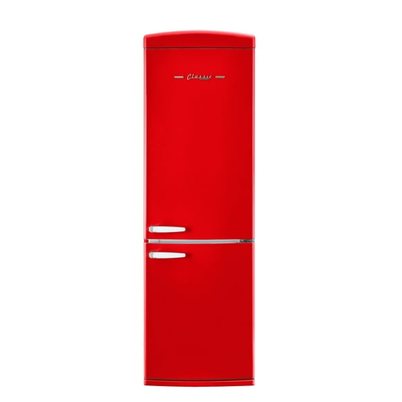 Unique Appliances Classic Retro 24 In 12 Cu.ft. Bottom Mount Refrigerator, Counter Depth