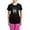 With Pink Pant, variant on CafePress - Green / Pink Lucky Charm Women's Dark Pajamas - Women's Short Sleeve Print T-Shirt and Pants Dark Cotton Pajama Set