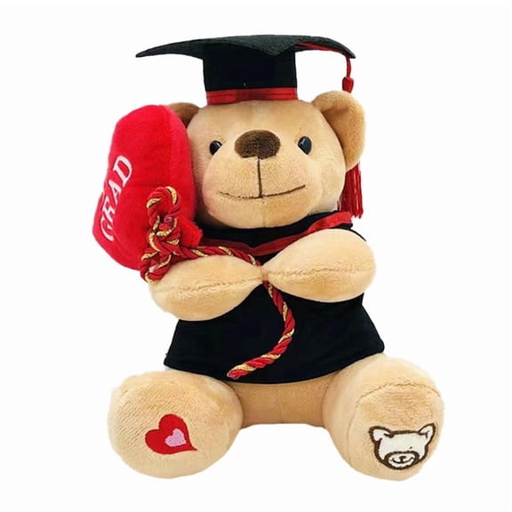 Graduation Stuffed Animal,Graduation Bear 8 Inch With Grad Cap&Bachelor And Props For Graduates Gift Of Affection To Express Congratulations.