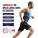 thumbnail image 5 of Faja lumbar Dr. Arthritis, faja lumbar médica para hombres y mujeres, ideal para ciática, hernia discal, escoliosis y más, color negro, talla grande, 5 of 5