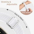 thumbnail image 3 of REQO 15 Pack Elastic Bands Compatible with Fitbit Sense & Versa Bands, Comfortable Nylon Solo Loop Replacement Strap for Women & Men, 3 of 8