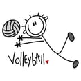 thumbnail image 3 of CafePress - Stick Figure Volleyball Light T Shirt - Men's Classic Graphic T-Shirt, 3 of 4