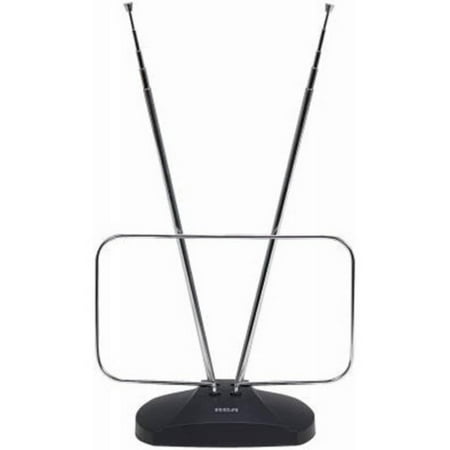- ANT111E Indoor Digital TV Antenna, Non-Amplified, 40-Mile Range, High Quality, New, Very Durable Hdtv; Energy Star Certified; Sleek Design By RCA
