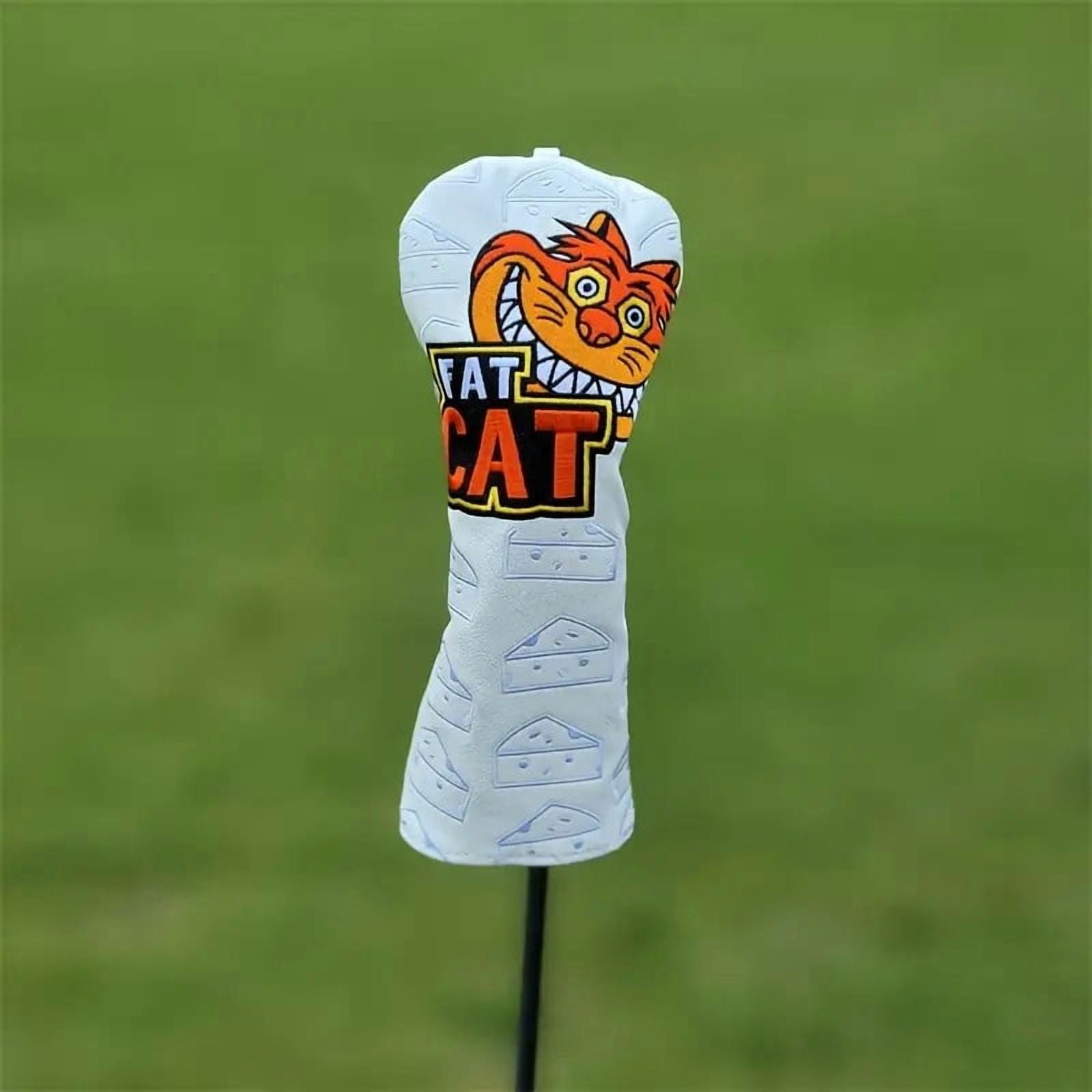 Coffee Cat Golf Club Headcover – PU Leather Driver