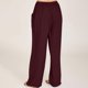 thumbnail image 3 of Pantalones anchos de lino con cintura alta y cordón para mujer: pantalones elásticos tipo palazzo para yoga, ideales para llevar con ropa informal, 3 of 7