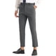 thumbnail image 4 of Pantalones formales de hombre INSPIRE CHIC de corte delgado, color sólido, frente plano, gris 30, 4 of 6