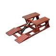 thumbnail image 4 of arctrm Car Lift Model Garage /64 Scale Photo Props Crafts Vehicle Maintenance Miniature Red Old, 4 of 10
