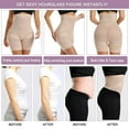 thumbnail image 6 of SHAPEVIVA Tummy Control Body Shaper Shorts - High Waist Thigh Slimmer Panties Shapewear, 6 of 7