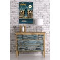 thumbnail image 3 of Detroit, Michigan, Retro Skyline (16x24 Giclee Gallery Art Print, Vivid Textured Wall Decor), 3 of 3