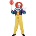 thumbnail image 2 of It (1990) Mens Pennywise Costume Dress Set, 2 of 4