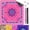 Pink32"x32", variant on Starfish Scallop Ocean Theme Mahjong Mat (31.5" x 31.5"), Anti-Slip 31.5x31.5