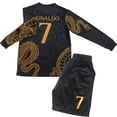 thumbnail image 1 of Conjunto infantil de camiseta y short de fútbol CEKFAX Ronaldo #7 negro, 1 of 3