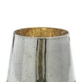 thumbnail image 4 of DecMode Gold Glass Decorative Candle Lantern with Faux Mercury Glass Finish, 4 of 7