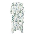 thumbnail image 2 of HELLHERO Eucalyptus Leaves Print Women's Swimsuit Coverups Fashion High Quality Fabrics Quick Dry Beach Cover Ups for Women, 2 of 6