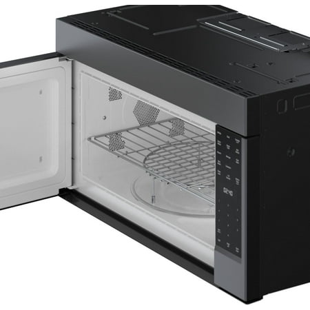 Bosch - 800 Series 1.8 Cu. Ft. Convection Over-the-Range Microwave - Black stainless steel
