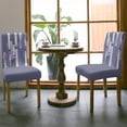 thumbnail image 3 of Dining Chair Covers Set of 4,Rustic Purple Ombre Wood Board Universal Stretch Kitchen Seat Covers Parsons Chair Protector Slipcover for Home Restaurant Party Decor,Vintage Shabby Style, 3 of 6