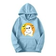 thumbnail image 3 of FDGIU Women's Loose Cute Crewneck Pullover, Halloween Graphic Tees for Women, Pumpkin Long Sleeve Tops, Soft Breathable Casual Top，Oversized Hooded Sweatshirts Fall, 3 of 4