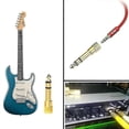 thumbnail image 4 of 6.35mm 1/4 Inch Male To 3.5mm 1/8 Inch Female Stereo Headphone Adapter Audio Jack Plug Gold Plated For Speaker Headphone Guitar Digital Piano Amp, 4 of 4
