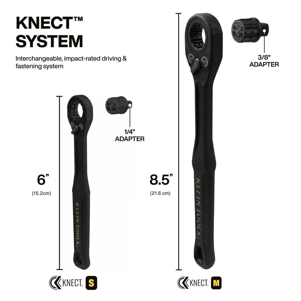 Klein Tools Knect Socket Wrench Adapter Set