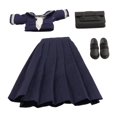 thumbnail image 4 of Figura de acción femenina a escala 1/12, uniforme de , ropa, , fácil de usar, práctico, para disfrazarse, ropa en miniatura, ropa, 4 of 7