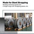 thumbnail image 2 of IDL Packaging S-246 Deluxe Pusher Tensioner for 3/8" to 3/4" Steel Strapping for Round Packages - Heavy Duty Steel Strapping Tool with Long Service Life, 2 of 6