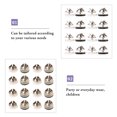 thumbnail image 4 of Minkissy 20Pcs Buttons Replacement Buttons Colorful Pattern Plastic Round Material for Dress Collar, 4 of 5