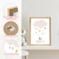 thumbnail image 3 of Set of 3 Boho Nursery Wall Art Prints Decor Rainbow Weather Wall Decor Inspirational Canvas Wall Art Prints Nursery Children Artwork for Kids Playroom Bedroom Decoration, 3 of 5