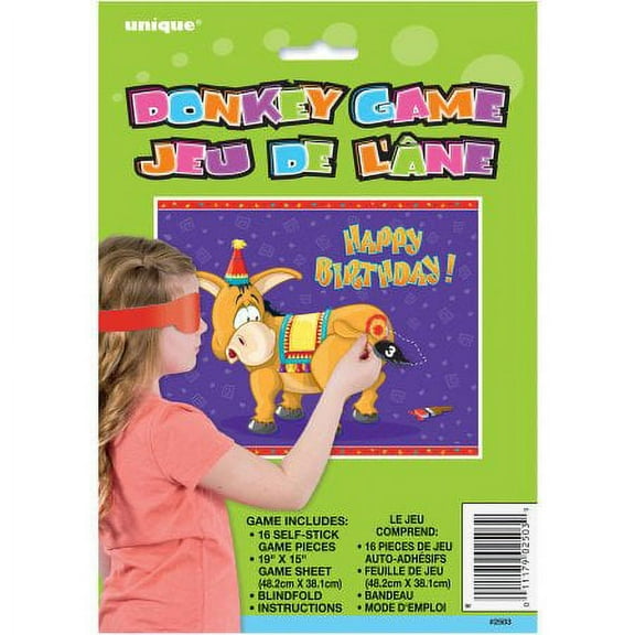 Pin the Tail on the Donkey Party Game (Pack of 2)